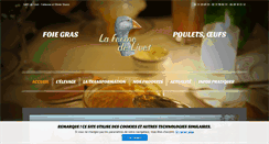 Desktop Screenshot of lafermedelivet.com